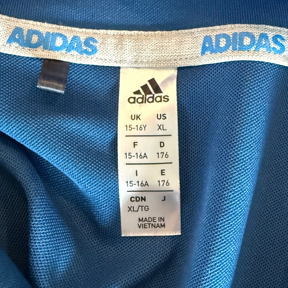 Adidas Boys XL Golf Shirt - Picture 2 of 4